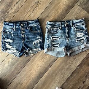 AE size 2– Jean shorts Distressed Denim Women Shorts